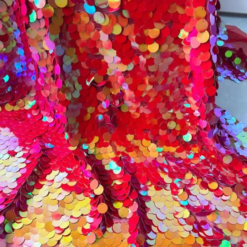 Crystal Mesh Fabric - Tissu à paillettes cristal crypté pour