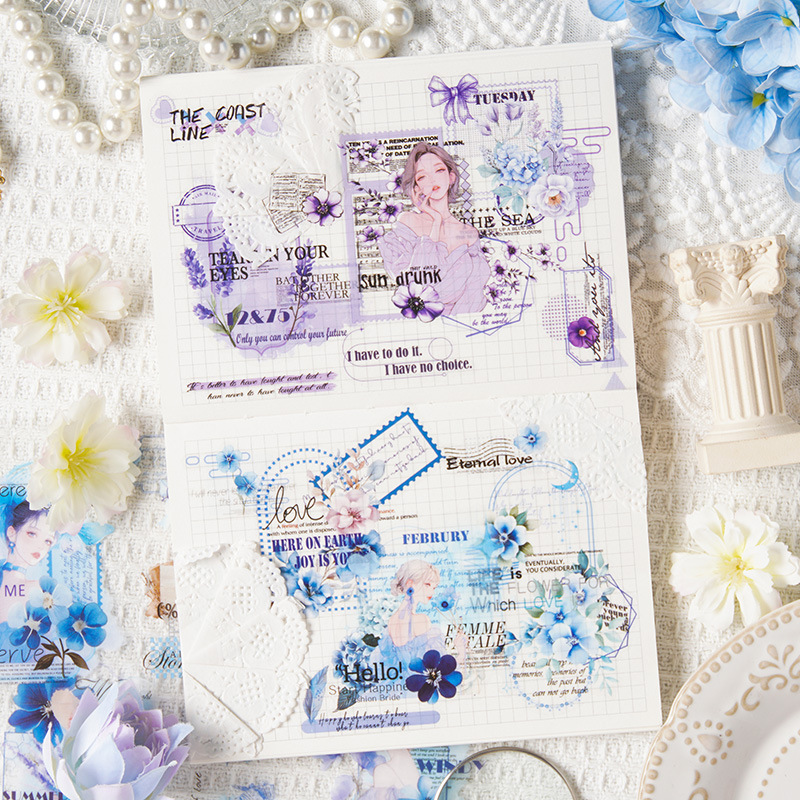 Livre d'autocollants en PET po - Embellishments For Scrapbooking avis et prix