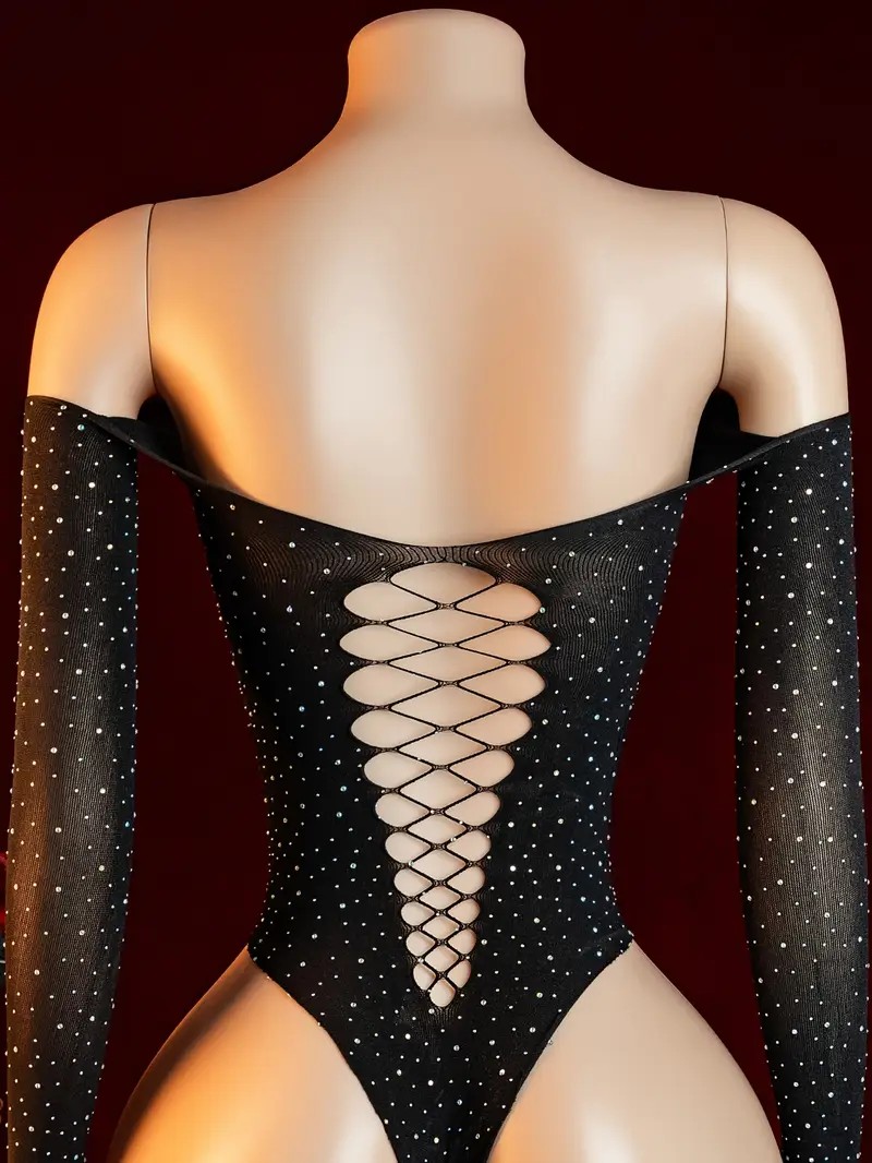 Combinaison Babydoll Érotique  - Crystal Mesh Fabric avis et prix